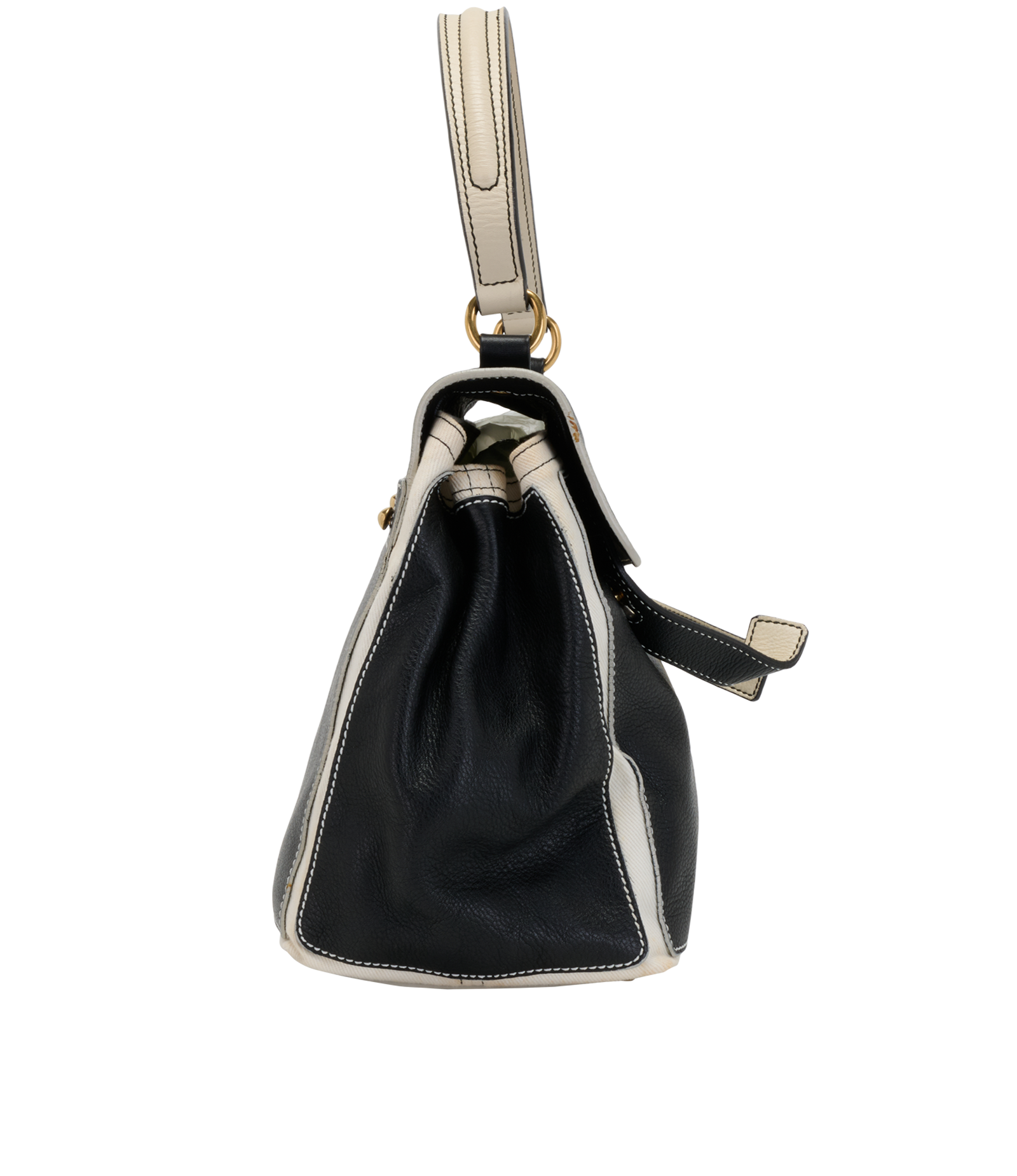 Muse 2, &pound;395, Handbags, Black, Leather, Side view